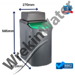 ECO19ULTRA HC High Capacity Digital Metered Water Softener - High Grade ULTRA resin -19L Resin Bed